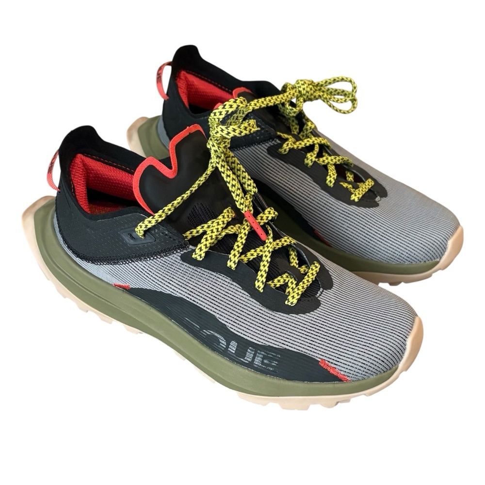 Vasque NEW Hiking Shoes Reflective Outdoors Trail Sneakers NWOT Black Gray Olive